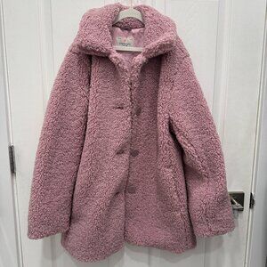 Crewcuts by J Crew Girls Sherpa/Boucle/Teddy/Peacoat Jacket, size 10-12, NWOT